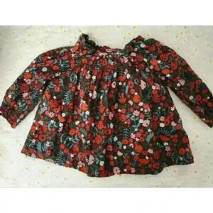Burberry Floral Smocked Top‎ 6m
